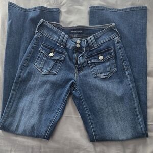 Aeropostle Low-Rise Bootcut Denim Jeans